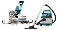 Makita DLX2379UX1 Accu Combiset DLS111 & DVC157 AWS 2x18V Basic Body - thumbnail