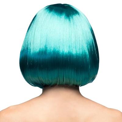 Pruik bobline new look turquoise
