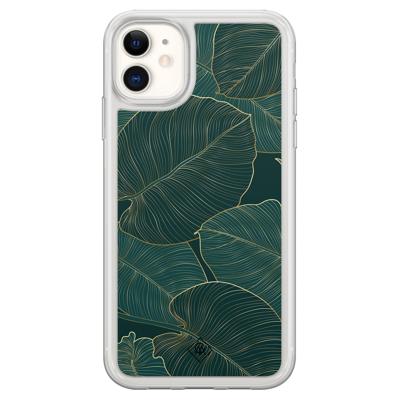 iPhone 11 hybride hoesje - Monstera leaves