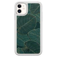 iPhone 11 hybride hoesje - Monstera leaves - thumbnail