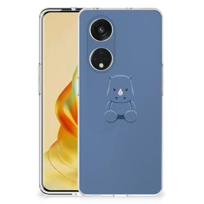 OPPO Reno8 T 5G Telefoonhoesje met Naam Baby Rhino OPPO Reno8 T 5G Telefoonhoesje met Naam Baby Rhino