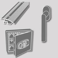 Hoppe krukstift 8x160 (2-delig) - thumbnail