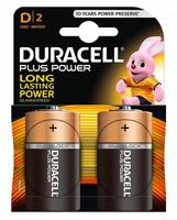Duracell Plus Power batterijen Lr-20 Mn 1300 blister 2 stuks (D) - thumbnail