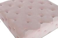 Kruk DKD Home Decor Roze Gouden Metaal 100 x 100 x 45 cm - thumbnail