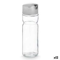 Flesje Vivalto OCT-TW022 Transparant Zilverkleurig Metaal Kristal Plastic 180 ml 4,6 x 15,7 x 4,6 cm (12 Stuks) - thumbnail