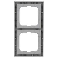 Busch-Jaeger 2-voudig Frame Frame Future lineair Witaluminium (RAL 9006), Aluminium 2CKA001754A4302 - thumbnail