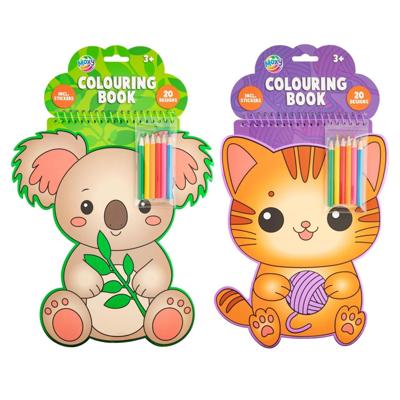 Moxy dierenvorm kleurboek + potloden