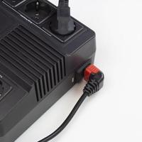 ACT AK5255 230V Stroomkabel CEE7/C13 (Haaks) Lockable Zwart - 1 meter - thumbnail