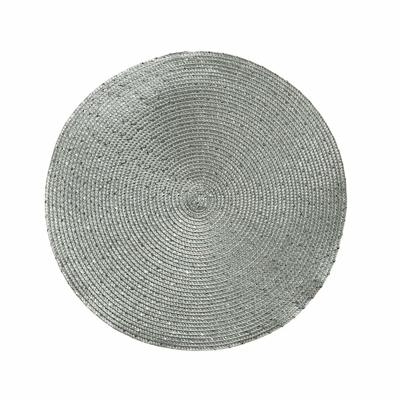 Placemat Lifetime Basics Zilverkleurig Ø 38 cm
