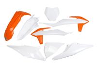 UFO PLAST kappenset trim kit ufo ktm oem orange/ white - thumbnail