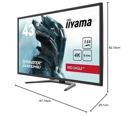 Iiyama G-Master G4380UHSU-B1 monitor - thumbnail