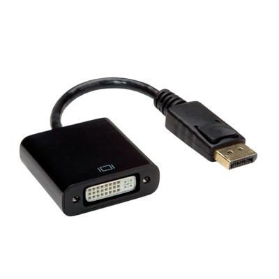 VALUE DisplayPort - DVI Adapter, DP Male - DVI Female