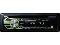 Pioneer DEH-150MPG CD RDS Tuner met WMA/MP3 weergave en aan de voorkant verlichte Aux-In (groen) - thumbnail