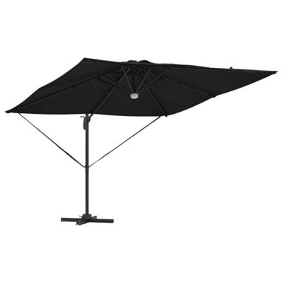 Roma Parasol Zwart 286 x 285 x 270 cm Aluminium en Polyester