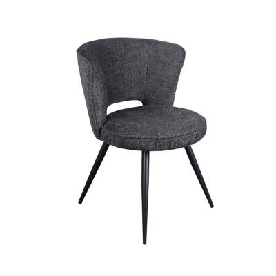 Stoel Aimee Bouclé Donkergrijs - Set van 2 Stoel Aimee Bouclé Donkergrijs - Set van 2