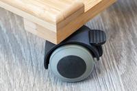 Metafranc WU0825340 Plantentrolley Bamboe Laadvermogen (max.): 60 kg 300 mm x 300 mm x 74 mm Aantal rollers 4 - thumbnail