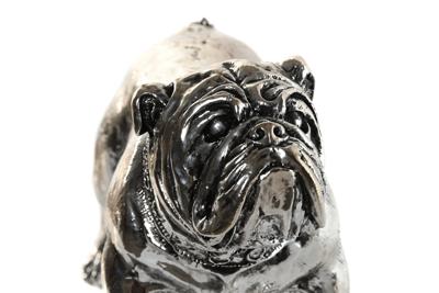 Decoratieve figuren Home ESPRIT Zilverkleurig Hond Loft 28,5 x 11 x 16 cm