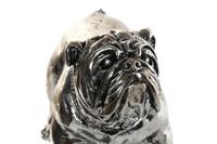 Decoratieve figuren Home ESPRIT Zilverkleurig Hond Loft 28,5 x 11 x 16 cm - thumbnail