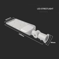 V-TAC VT-139ST-S 2120434 LED-straatlantaarn Energielabel: D (A - G) LED LED vast ingebouwd 100 W Grijs - thumbnail