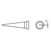 Weller LT-S Soldeerpunt Langwerpige, conische vorm Grootte soldeerpunt 0.4 mm Inhoud: 1 stuk(s) - thumbnail