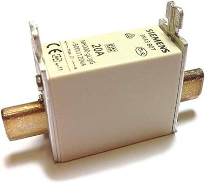 Siemens 3NA3807 Zekeringsinzetstuk Afmeting zekering : 0 20 A 500 V 3 stuk(s)