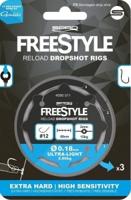 Spro Freestyle Reload Ds Rig 3St. 0.18 mm / haak maat 12 - thumbnail