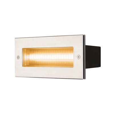 SLV 233650 BRICK LED-buitenlamp (inbouw) LED vast ingebouwd 11 W RVS