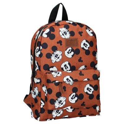 Disney rugzak Mickey junior 33 x 23 x 12 cm polyester bruin