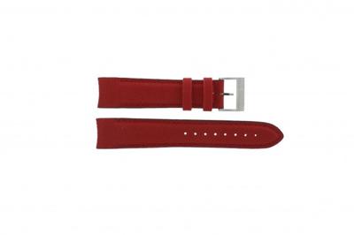 Nautica horlogeband A24515G / N16532 Leder Rood 22mm