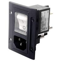 Schurter 3-109-719 Apparaatstekker (koud) Stekker, recht Totaal aantal polen: 3 10 mA Zwart 1 stuk(s) - thumbnail