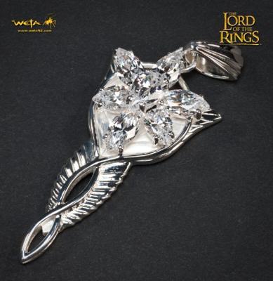 Lord of the Rings Replica 1/1 Pendant & Chain Evenstar (Sterling Silver)