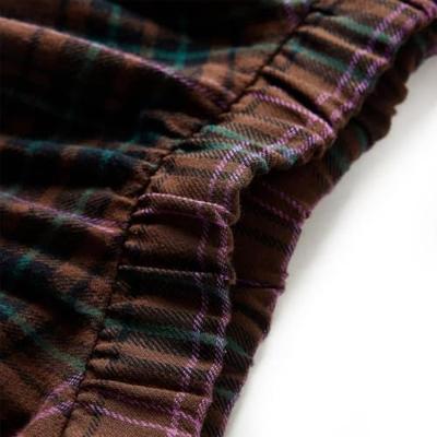 Kinderrok geruit patroon 116 cognackleurig Kinderrok geruit patroon 116 cognackleurig