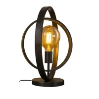 Ylumen Tafellamp Turn Around H 43 cm mat zwart - thumbnail