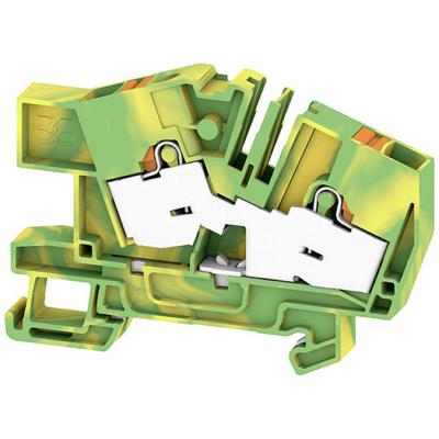Weidmüller 2668720000 Installatie-etageklem Steekaansluiting Groen-geel 50 stuk(s)