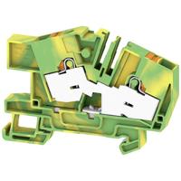 Weidmüller 2668720000 Installatie-etageklem Steekaansluiting Groen-geel 50 stuk(s) - thumbnail