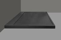 Douchebak Forzalaqua Fresco 120x90x5 cm Graniet Gezoet - thumbnail