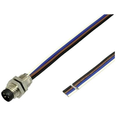BKL Electronic 2703003 Sensor/actuator inbouwstekker M12 Aantal polen (sensoren): 3 0.5 m 1 stuk(s)