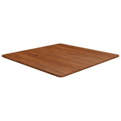 Tafelblad vierkant 80x80x1,5cm behandeld eiken donkerbruin Tafelblad vierkant 80x80x1,5cm behandeld eiken donkerbruin