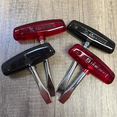 Filmsticks T-Handle Screwdriver - Standard Length in Red