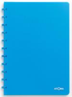 Schrift Atoma A4 ruit 5x5mm 144blz 90gr PP transparant assorti - thumbnail