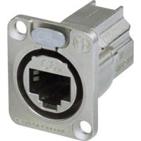Neutrik NE8FDX-P6 Ethernet CAT6A doorvoer chassisdeel zilver - thumbnail