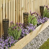 Luxform Solar metal torch Guernsey - thumbnail