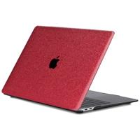 Lunso MacBook Pro 16 inch (2019) cover hoes - case - Glitter Rood - thumbnail