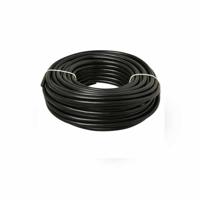 2 x 0,75 mm² rond snoer zwart 20 meter huishoudsnoer VMVL Max 2A 500W - thumbnail