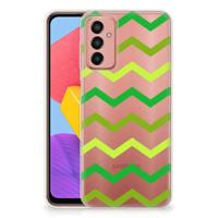 Samsung Galaxy M13 | M23 | TPU bumper | Zigzag Groen - thumbnail