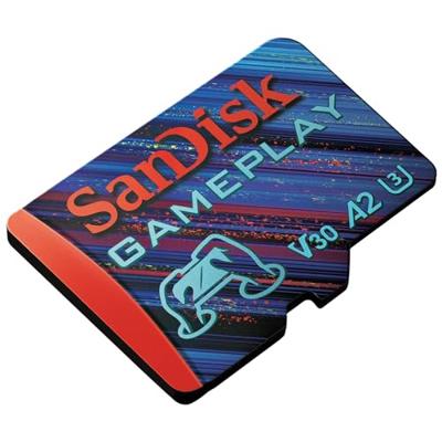 Sandisk MicroSDXC Gameplay 128GB 190MB/130MB V30 U3 A2 Sandisk MicroSDXC Gameplay 128GB 190MB/130MB V30 U3 A2