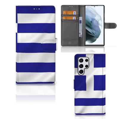 Samsung Galaxy S22 Ultra | Bookstyle Case | Griekenland Samsung Galaxy S22 Ultra | Bookstyle Case | Griekenland