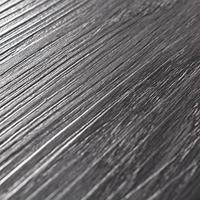 Vloerplanken niet-zelfklevend 5,26 m 2 mm PVC zwart en wit - thumbnail