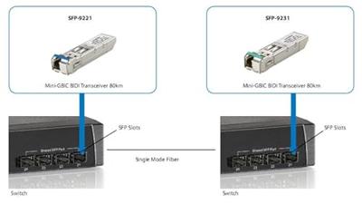 LevelOne T1310/R1550NM 1.25G SMF BIDI SFP