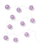 HEMA Lichtsnoer 2.8m met 10 lampjes spinnen voor binnen en buiten (wit/zwart) - thumbnail